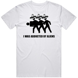 I Was Abducted By Aliens Funny Merch Classic Cotton T Shirt