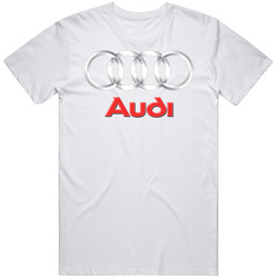 Audi Logo Merch Classic Cotton T Shirt