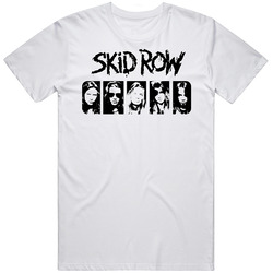 Skid Row Rock 80s Old School Merch Classic Cotton T Shirt