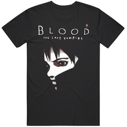 Blood The Last Vampire Cool Manga Black Merch Classic Cotton T Shirt