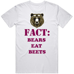 Fact: Bears Eat Beets Dwight Schrute The Office Merch Classic Cotton T Shirt