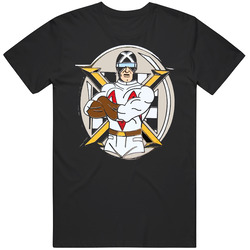 Speed Racer X Retro 80s Cartoon Anime Manga Merch Classic Cotton T Shirt