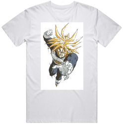 Dragon Ball Z Anime Future Trunks Merch Classic Cotton T Shirt