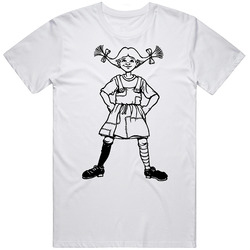 Pippi Longstockings Classic Vintage Merch Classic Cotton T Shirt