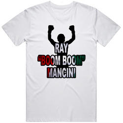 Ray Boom Boom Mancini Boxer Italian Retro Merch Classic Cotton T Shirt
