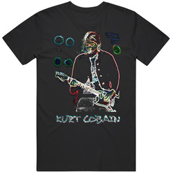 Kurt Cobain Rock Retro Emo Merch Classic Cotton T Shirt