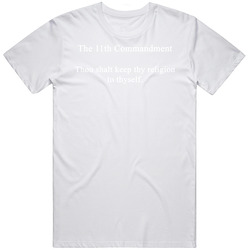 George Carlin Funny 10 Commandments Merch Classic Cotton T Shirt