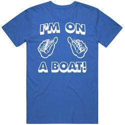 I Am On A Boat Merch Classic Cotton T Shirt