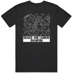 Snakes And Ladders Champion Funny Vintage Merch Classic Cotton T Shirt
