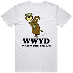 What Would Yogi Do Cartoon Tv Show Merch Classic Cotton T Shirt