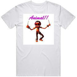Animal Rocker Sesame Street Funny Merch Classic Cotton T Shirt