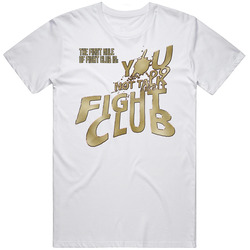 Fight Club Movie Brad Pitt Edward Norton Merch Classic Cotton T Shirt