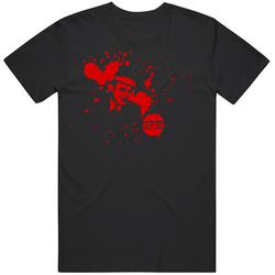 Al Capone Gangster Hip Hop Blood Splatter Merch Classic Cotton T Shirt