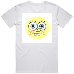Spongebob Square Pants Funny Kids Cartoon Merch Classic Cotton T Shirt