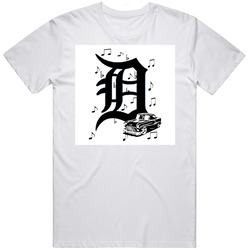 Detroit Motown Motor City Usa Hip Hop Merch Classic Cotton T Shirt