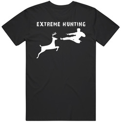 Extreme Hunting Funny Joke Merch Classic Cotton T Shirt