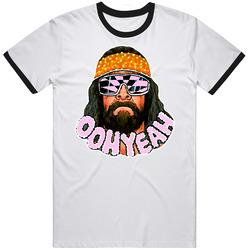 Macho Man Randy Savage Cartoon Merch Classic Cotton T Shirt
