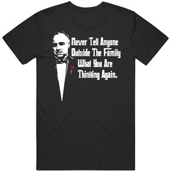 The Godfather Movie Famous Quote Merch Classic Cotton T Shirt