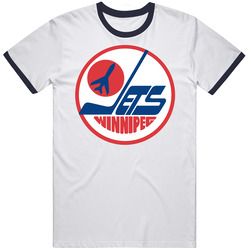 Manitoba Winnipeg Jets Nhl 80s Merch Classic Cotton T Shirt