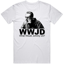 Wwjd Johnny Sack Sacrimoni Sopranos Merch Classic Cotton T Shirt