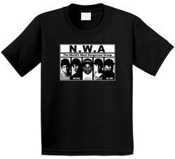 Nwa Rap Music Group Toddler Youth Kids T Shirt