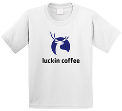 Luckin Coffee Inc Nasdaq Company Logo Employee Fan Toddler Youth Kids T Shirt