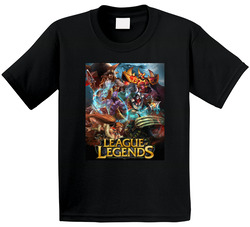League Of Legends Video Game Cover Toddler Youth Kids T Shirt League Of Legends Video Game Cover Toddler Youth Kids T Shirt