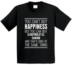 Buy A Chevrolet El Camino Happiness Car Lover Toddler Youth Kids T Shirt