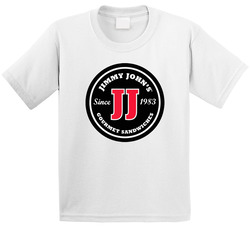 Jimmy Johns Gourmet Sandwiches Sub Sandwhich Restaurant Toddler Youth Kids T Shirt