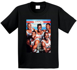 Michael Jordan Sports Illustrated Dream Team Basketball Fan Toddler Youth Kids T Shirt