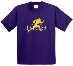 Air Adam Thielen Minnesota Football Player Fan Parody Toddler Youth Kids T Shirt