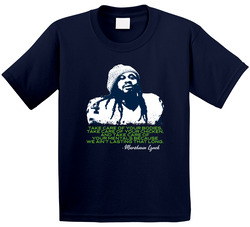Marshawn Lynch Take Care Of Your Mentals Quote Seattle Football Toddler Youth Kids T Shirt