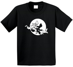 Tintin Retro Cartoon Toddler Youth Kids T Shirt