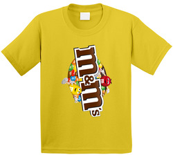 M & M's Favorite Candy Wrapper Halloween Group Costume Toddler Youth Kids T Shirt