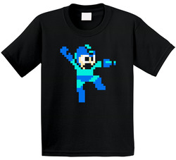 Megaman Mega Man Video Game Blue Bomber Toddler Youth Kids T Shirt