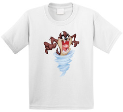 Tasmanian Devil Retro Cartoon Character Toddler Youth Kids T Shirt