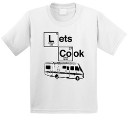 Lets Cook Breaking Bad Toddler Youth Kids T Shirt
