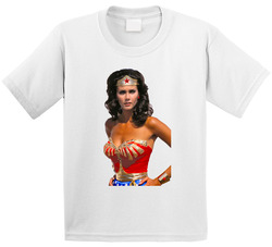 Lynda Carter Wonder Woman Tv Show Toddler Youth Kids T Shirt