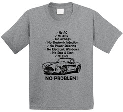 1965 Ac Cobra No Problem Vintage Car Toddler Youth Kids T Shirt