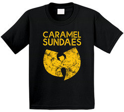 Caramel Sundaes Wu Tang Ice Cream Song Lyrics Fan Toddler Youth Kids T Shirt