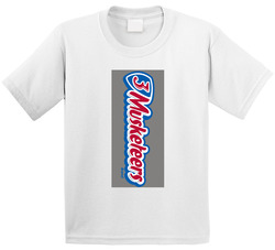 3 Musketeers Favorite Candy Wrapper Halloween Group Costume Toddler Youth Kids T Shirt