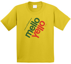 Mello Yello Soft Drink Pop Soda Food Foodie Logo Toddler Youth Kids T Shirt