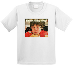 He Likes It Hey Mikey Life Cereal Most Memorable Vintage Ad Slogan Toddler Youth Kids T Shirt