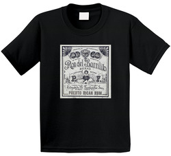 Ron Del Barrilito Puerto Rican Rum Distressed Look Alcohol Lovers Toddler Youth Kids T Shirt