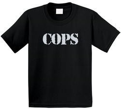 Cops Retro 80s Tv Show Logo Fan Toddler Youth Kids T Shirt