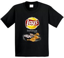 Lay's Barbecue Potato Chips Bag Costume Toddler Youth Kids T Shirt