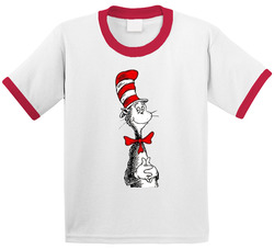 Dr Seuss The Cat In The Toddler Youth Kids T Shirt