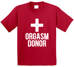 Orgasm Donor Vintage Distressed Toddler Youth Kids T Shirt