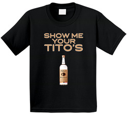 Show Me Your Tito's Vodka Bottle Toddler Youth Kids T Shirt