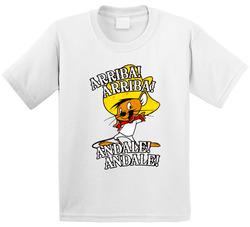 Speedy Gonzales Arriba Arriba Andale Retro Cartoon Toddler Youth Kids T Shirt